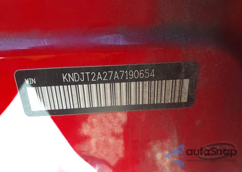 2010 Kia Soul + from USA, damaged, VIN KNDJT2A27A7190654